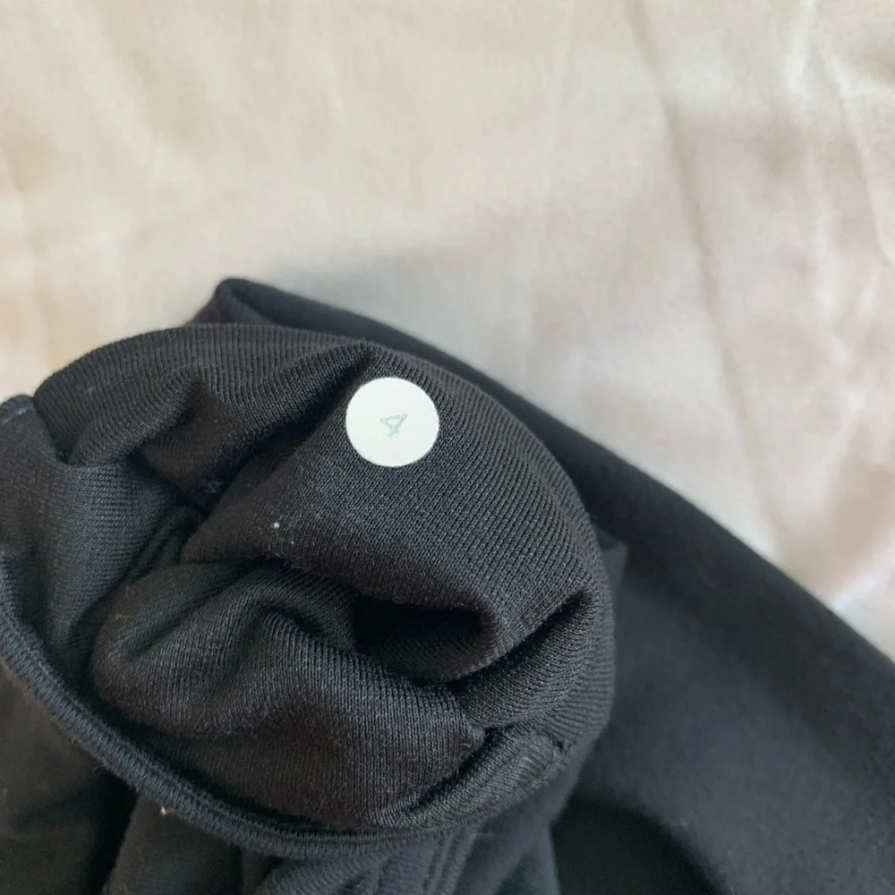 lululemon Black Leggings with White Trim - Picture 7 of 16